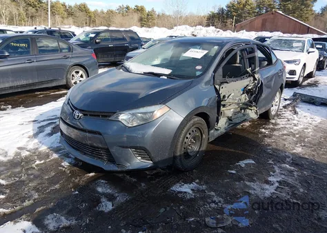 2016 Toyota Corolla Le из США, поврежденный, VIN 2T1BURHE6GC571154